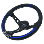 RAYS x VERTEX Gram Lights Steering Wheel Blue