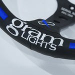 RAYS x VERTEX Gram Lights Steering Wheel Blue