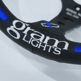 RAYS x VERTEX Gram Lights Steering Wheel Blue