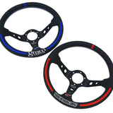 RAYS x VERTEX Gram Lights Steering Wheel Blue