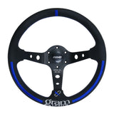 RAYS x VERTEX Gram Lights Steering Wheel Blue