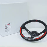 RAYS x VERTEX Volk Racing Steering Wheel Red